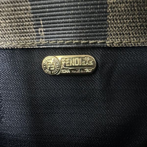 Fendi Pequin 條紋背包 