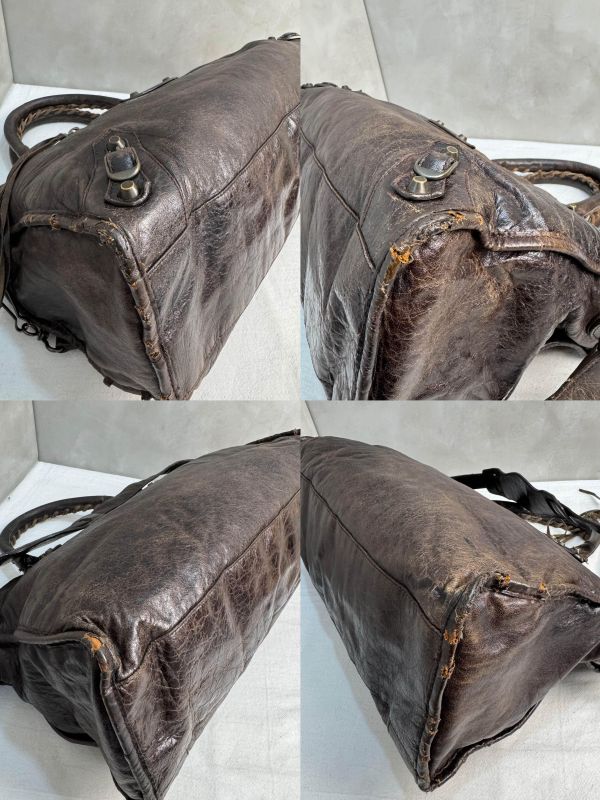 Balenciaga Le City 黑色機車包 