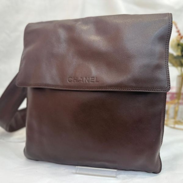 Chanel 全皮單肩斜背包 