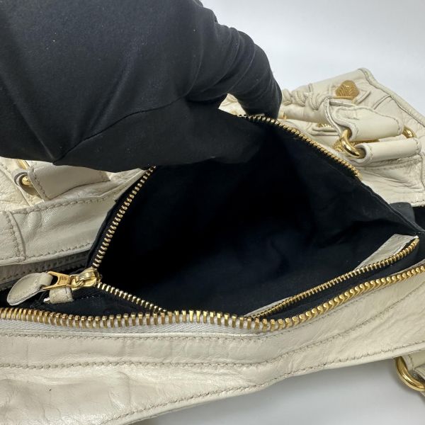 Balenciaga 白色 Giant Part Time 機車包 