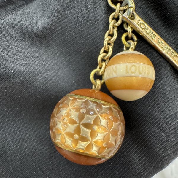 Louis Vuitton  迷你復古風雙球掛飾 