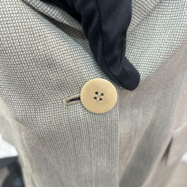 GIORGIO ARMANI灰色格紋西裝外套 