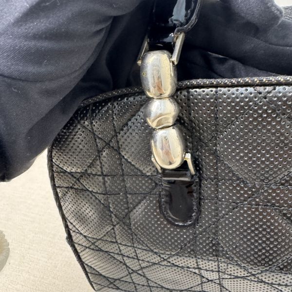 Dior 迪奧 菱格波士頓手提包 