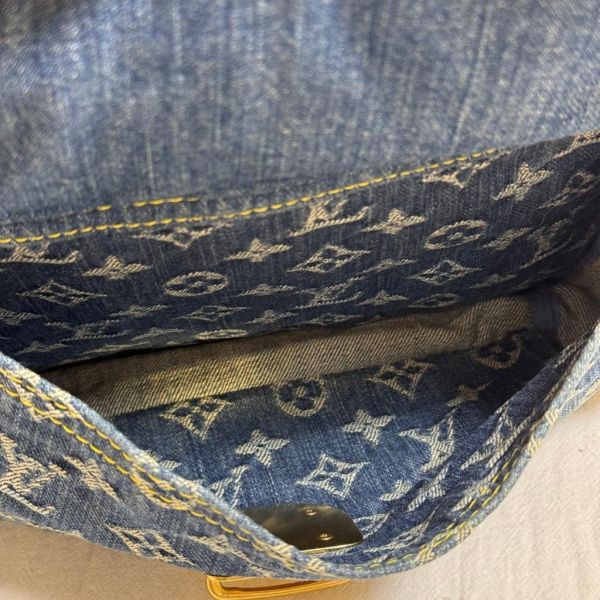 Louis Vuitton 牛仔購物手提包 
