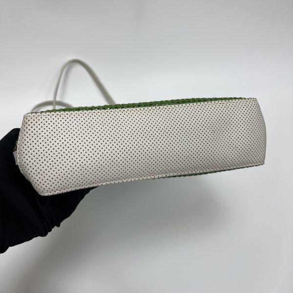 (出清特惠)Chanel 綠色網球網兜單肩包 