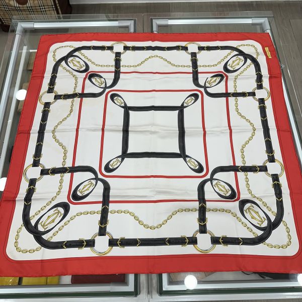 Cartier 卡蒂亞Must de Cartier 系列絲巾 