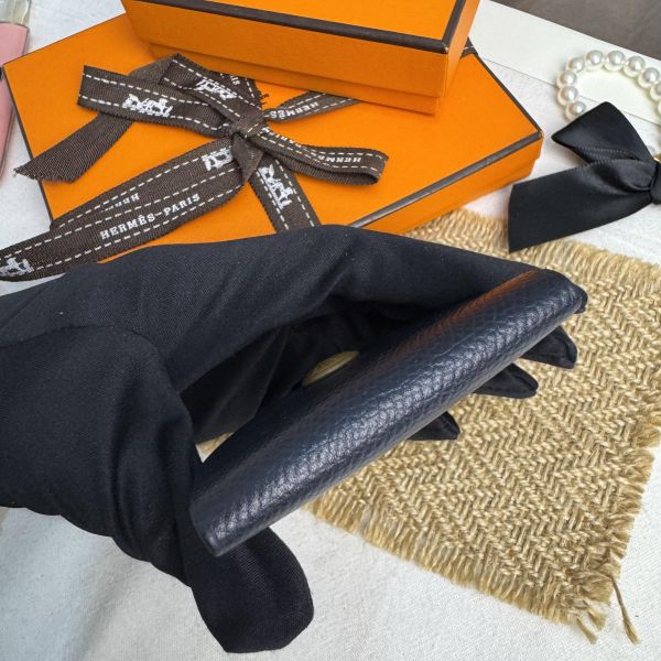 Hermès 藍綠迷你零錢包 