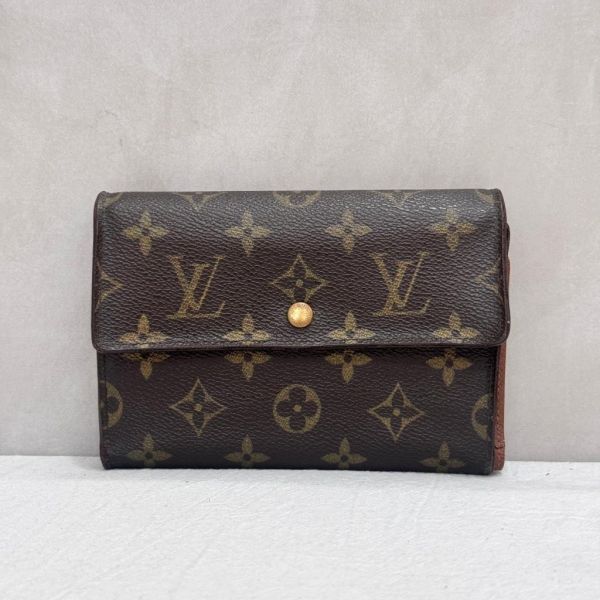 Louis Vuitton 滿版老花中夾 