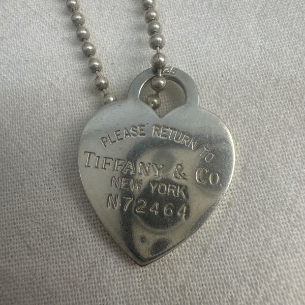TIFFANY & CO.  Return to Tiffany™ 925純銀愛心項鍊 