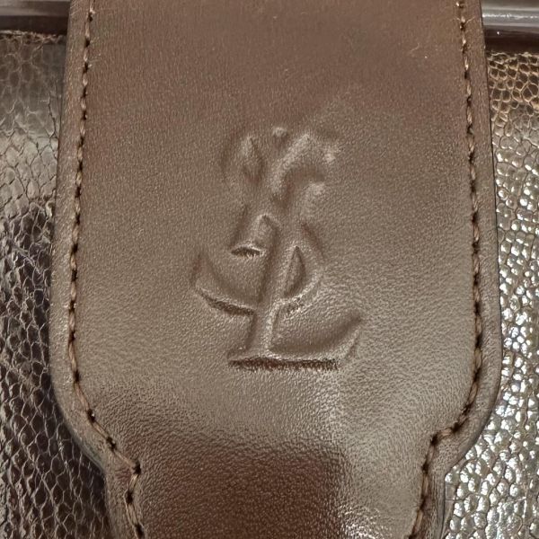 Yves Saint Laurent 古董鴕鳥腿皮革手拿包 
