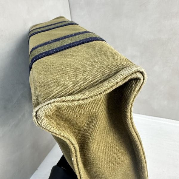 Hermès 中古綠色小號帆布手袋 