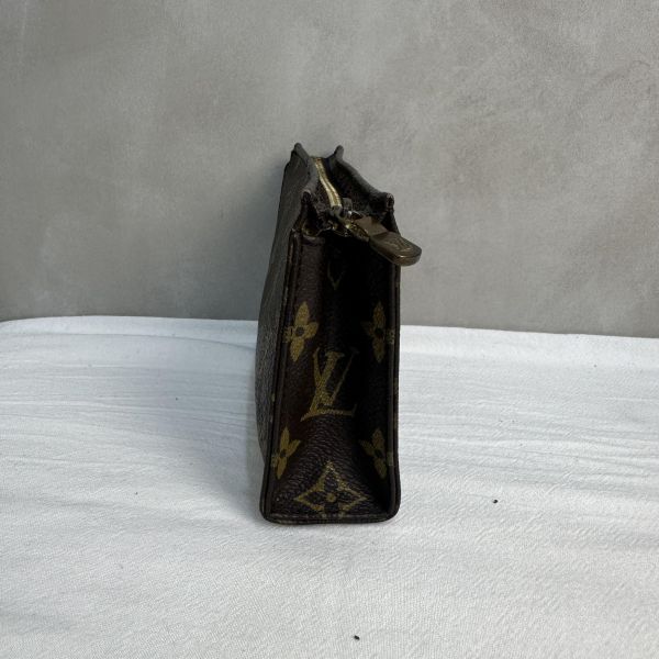 Louis Vuitton 中古老花迷你洗漱手拿包 