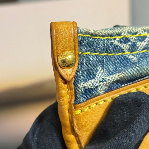 Louis Vuitton 牛仔購物手提包 