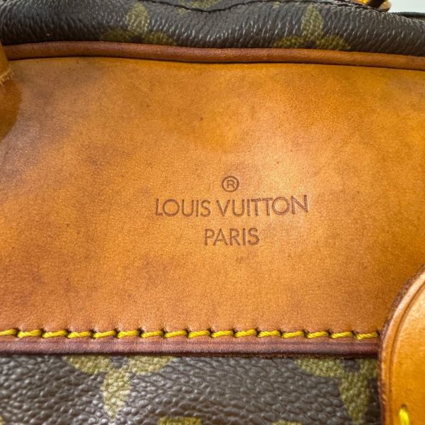 LOUIS VUITTON 復古Alize 老花皮革旅行袋 