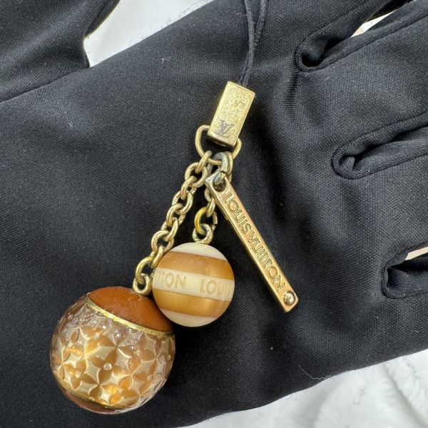 Louis Vuitton  迷你復古風雙球掛飾 