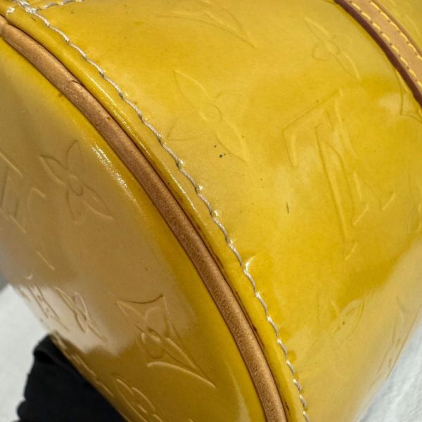 Louis Vuitton 黃色漆皮圓筒包 