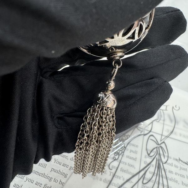 Louis Vuitton 黑色貓眼 吊飾 