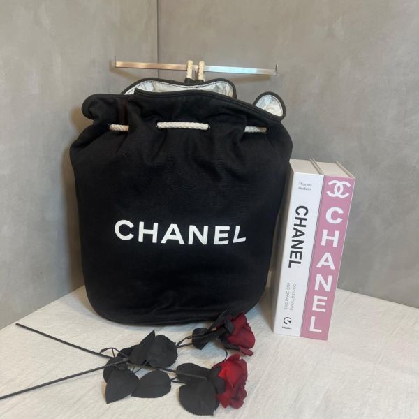 Chanel 帆布後背包 
