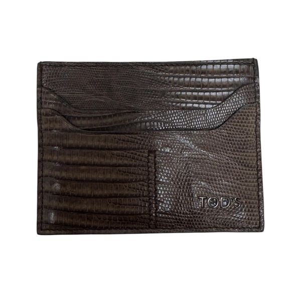 TOD'S 鰐魚紋卡夾 