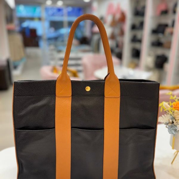 Hermès 皮革手提包 