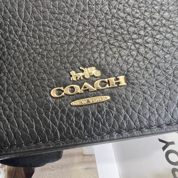 COACH 三折短夾 