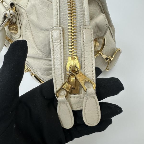 Balenciaga 白色 Giant Part Time 機車包 
