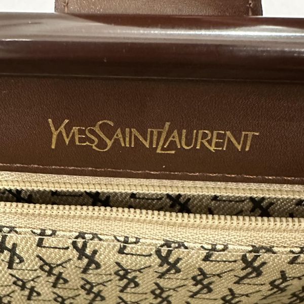 Yves Saint Laurent 古董鴕鳥腿皮革手拿包 