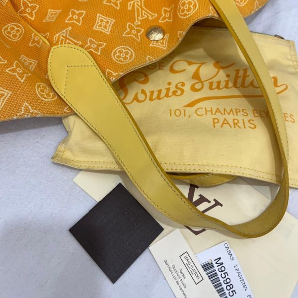 Louis Vuitton 限量款帆布子母沙灘包 