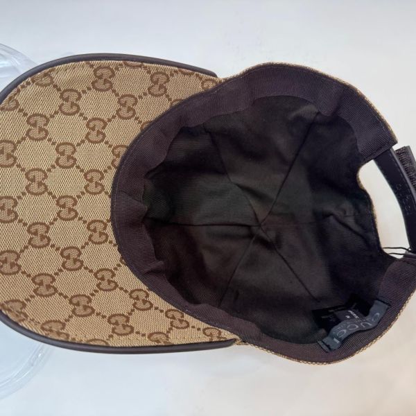 Gucci 帆布雪莉線棒球帽 
