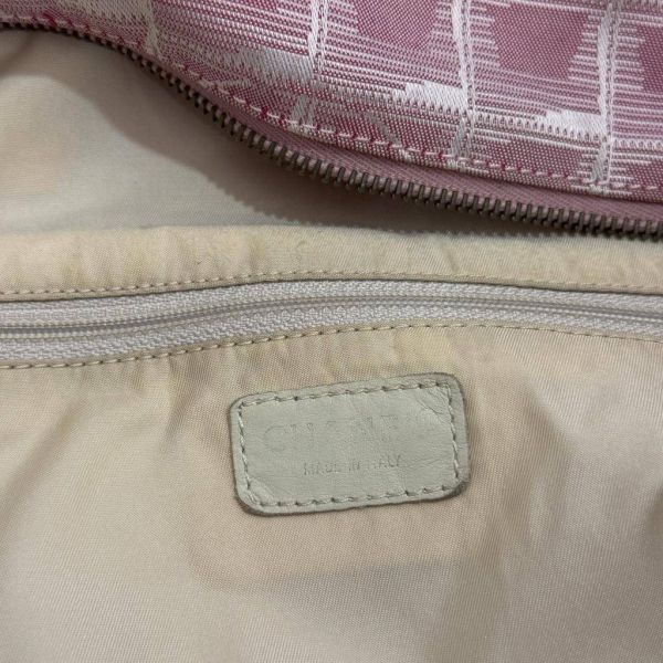 Chanel  粉紅冰格托特包 