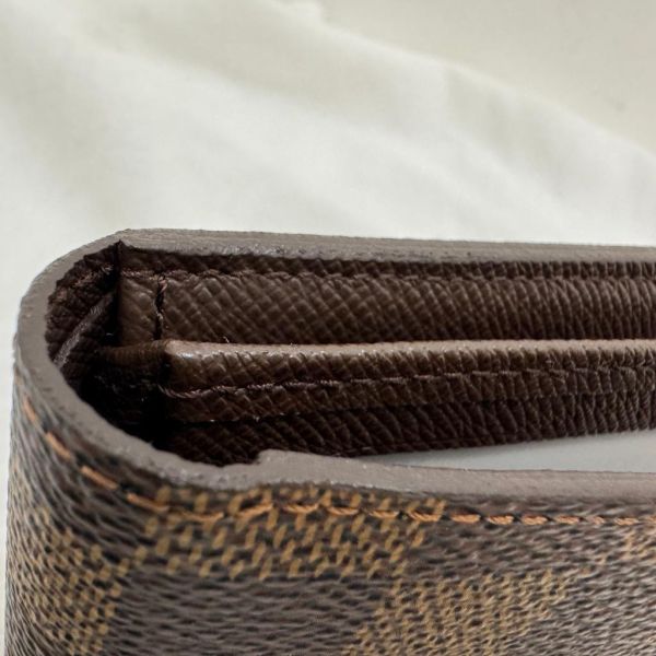 Louis Vuitton 棋盤格對開短夾 