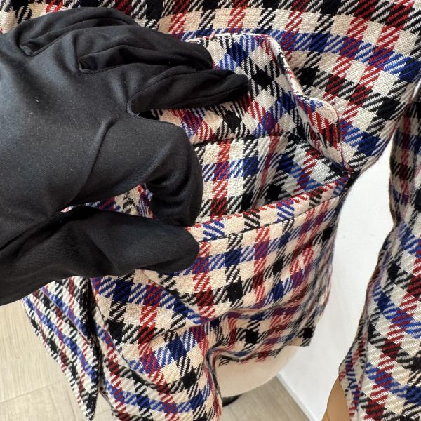 Dior 復古格紋西裝外套 