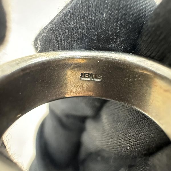 Burberry 中古經典格紋戒指 