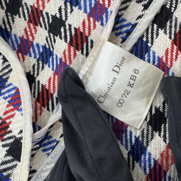 Dior 復古格紋西裝外套 