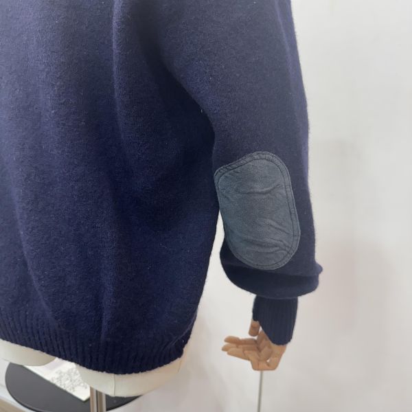 Burberry 皮拼羊毛衣 