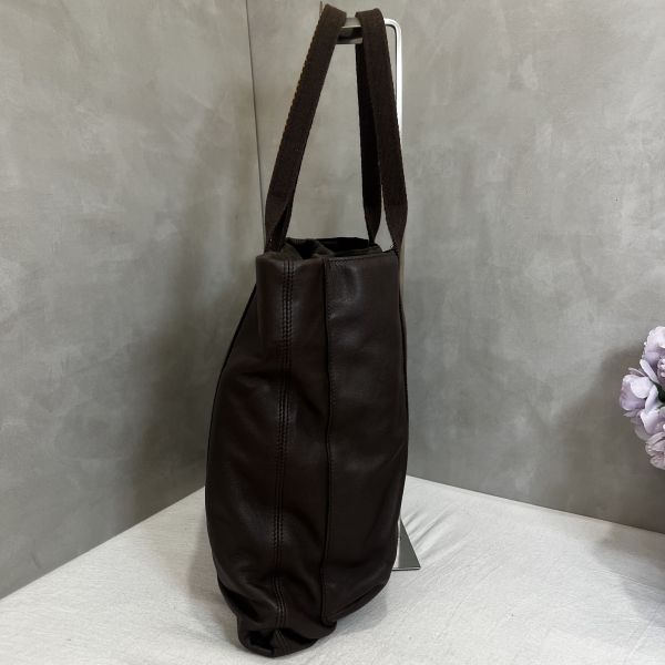 Hermès 咖色手提肩背包 