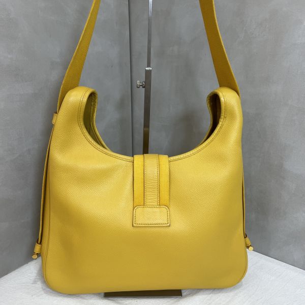 Hermès 黃色 tsako單肩包 