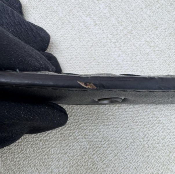 Bottega Veneta 黑頭 黑編織 皮帶 腰帶 