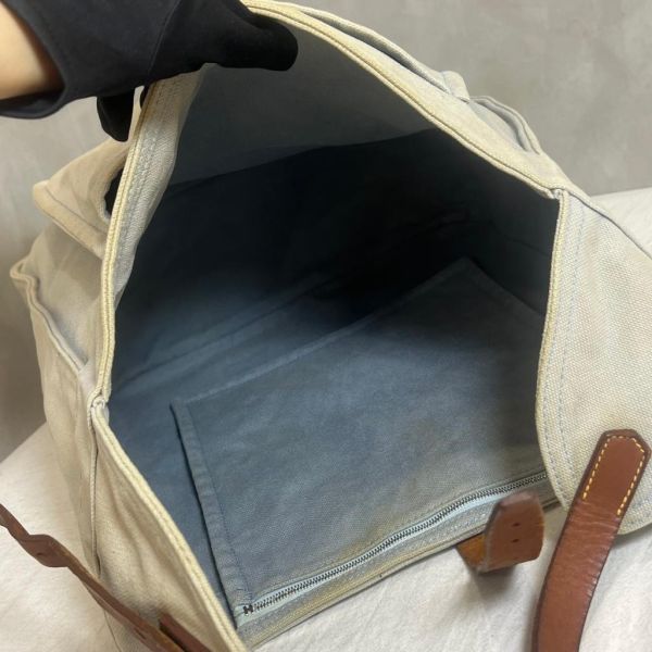 Hermès 帆布肩背包 