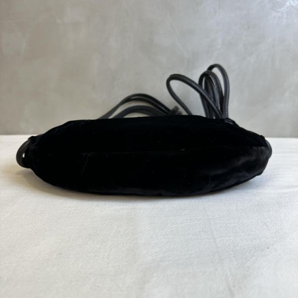 Emporio Armani 亞曼尼 毛毛半月包 水餃包 