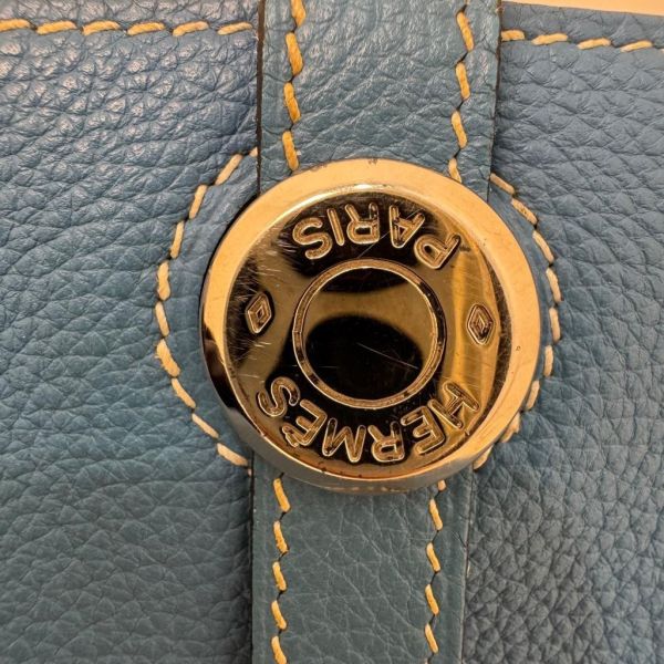 Hermès Béarn Wallet 藍色長夾 