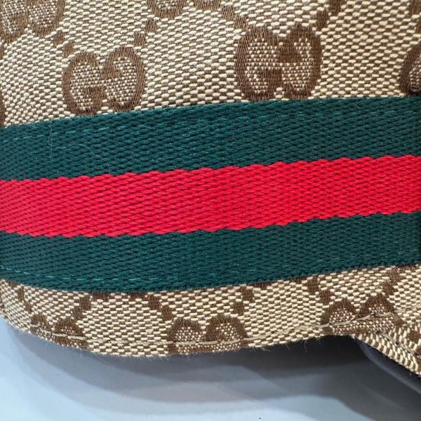 Gucci 帆布雪莉線棒球帽 