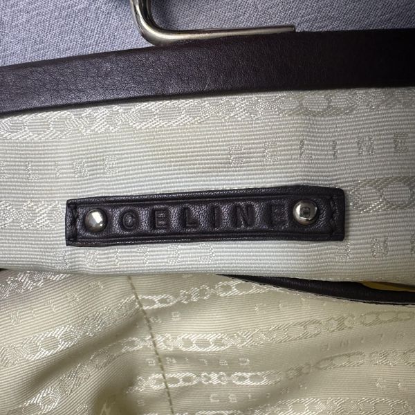 Celine 咖啡色手拿包 