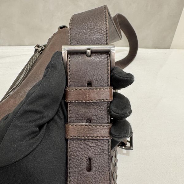 Prada 普拉達 Archive 尼龍皮革拼接郵差包 