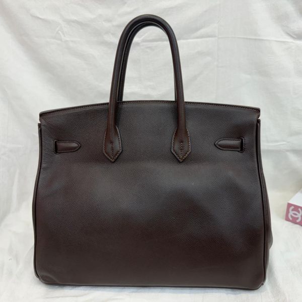 Hermès Birkin 柏金包 35 深巧克力色 