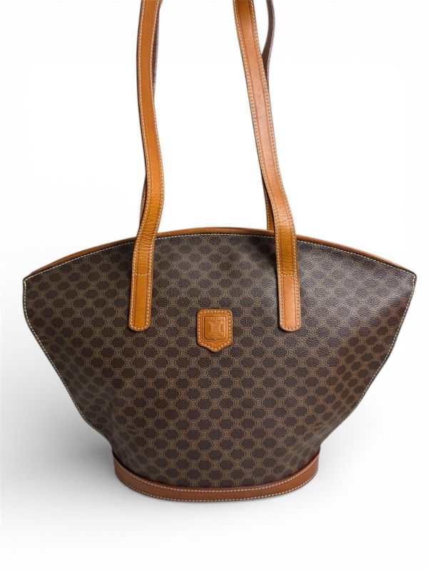 Celine 老花貝殼托特包 