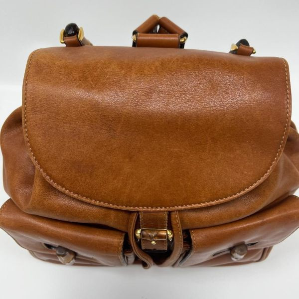 Gucci 竹節雙肩包 