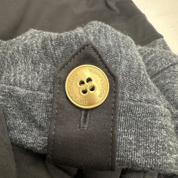 Burberry 巴寶莉 拼接黑灰連身裙 藍標 