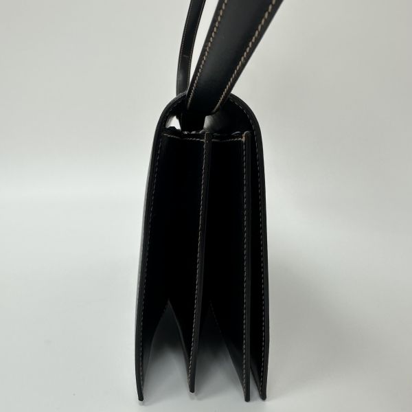 Testini 鐵獅東尼 黑色皮革斜背包 