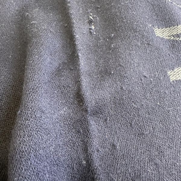 Emporio Armani 亞曼尼 提花老鷹標誌羊毛混紡圍巾 